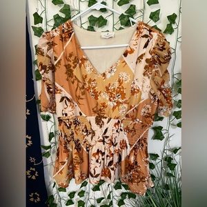 Floral top baby doll